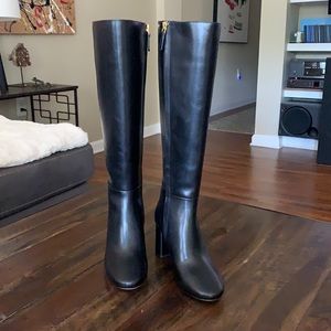 Tory Burch Kira 70MM - Calf Leather Knee Boot